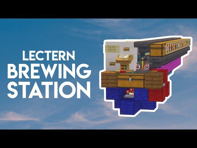 Lectern Based Potion Brewing Station  | Java 1.21+ Redstone Tutorial