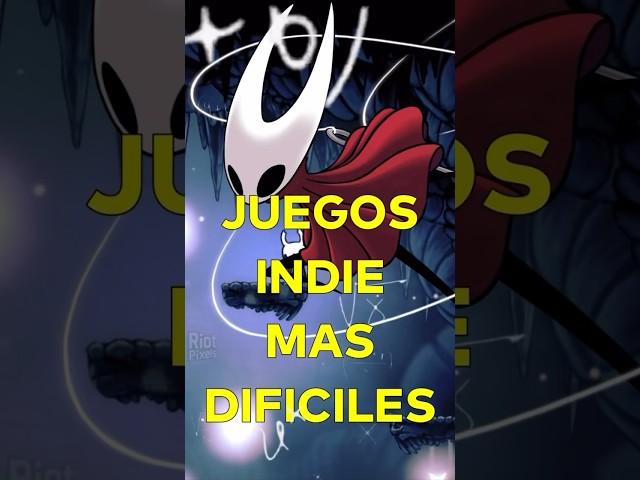 JUEGOS INDIE MÁS DIFÍCILES SEGÚN CHATGPT #shorts #hollowknight #cuphead