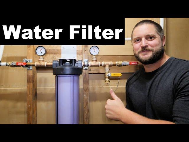 Whole House Water Filter Installation