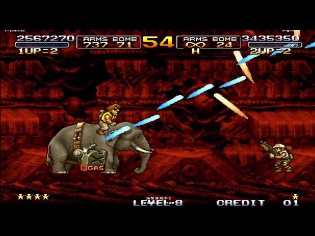 Metal Slug 3 靑版,Blue.ver Level8 No death(2players)