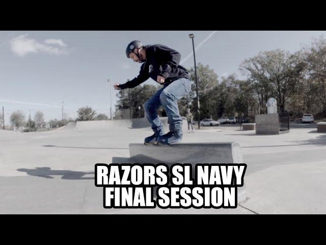 Final Session on the Razors SL Navy // Aggressive Inline Skating