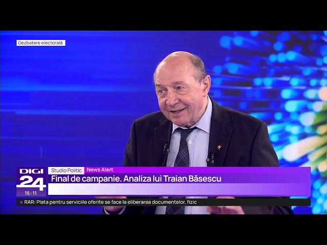 Studio Politic. Băsescu răspunde atacurilor lui Rareș Bogdan