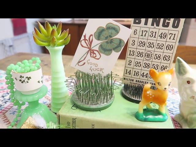 Thrift Store Decor! | St. Patrick's Day Decor Challenge | Decorate With Me