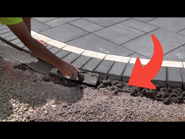 Why we use THIS instead of plastic paver edge restraint!