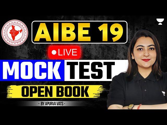 AIBE 19: Live Mock Test | All India Bar Examination | Apurva Vats