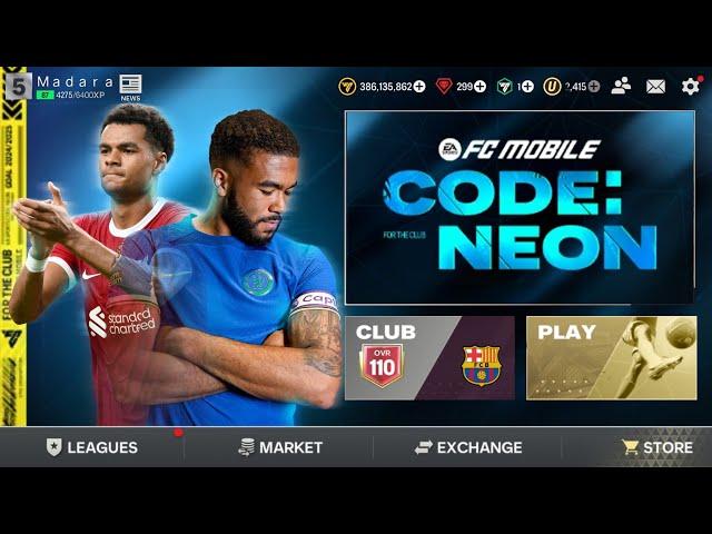 CODE NEON NEW MAIN EVENT IN FC MOBILE AFTER TOTY!! CODE NEON FOR THE CLUB EVENT FC MOBILE 25!