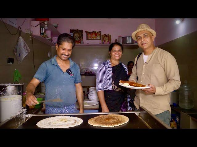 This Couple Makes A Delicious Butter Dosae & More | Hidden DAVANGERE BENNE DOSA Spot | Vlog 93