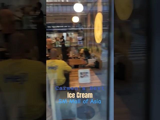 Carmen's Best Ice Cream SM Mall of Asia Pasay City,Philippines  #shorts #pasaycity #philippines