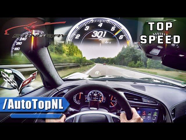 2017 Corvette Stingray C7 ACCELERATION & TOP SPEED AUTOBAHN POV by AutoTopNL