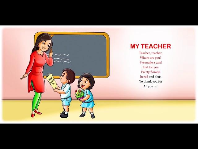 My Teacher | Nursery Rhymes & Songs for Children I Animated I Firefly Rhymes