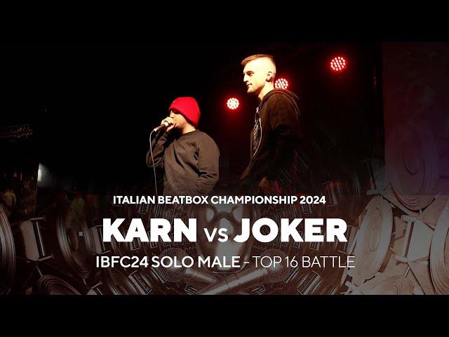 KARN vs JOKER | IBF CHAMPIONSHIP 2024 | SOLO MALE | Top 16