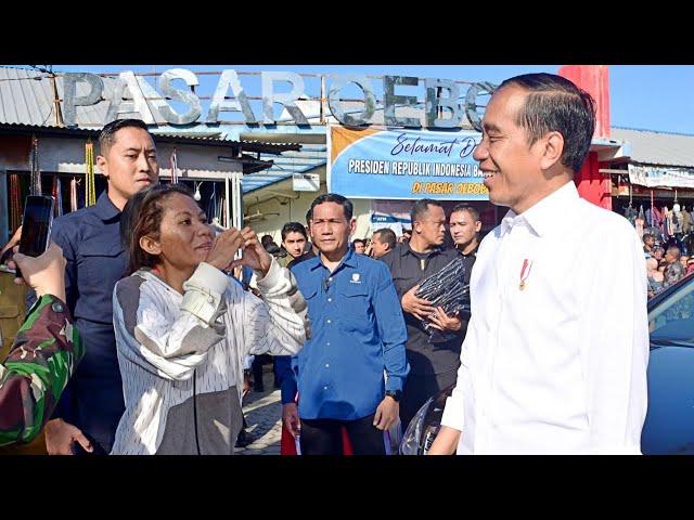 Presiden Jokowi Kunjungi Pasar Oebobo dan SMKN 5 Kupang, NTT, 6 Desember 2023