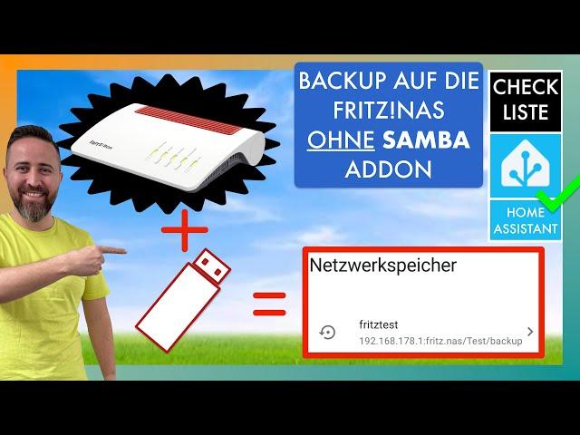 Home Assistant Backup auf FRITZ!NAS ohne SAMBA Add On - Anleitung