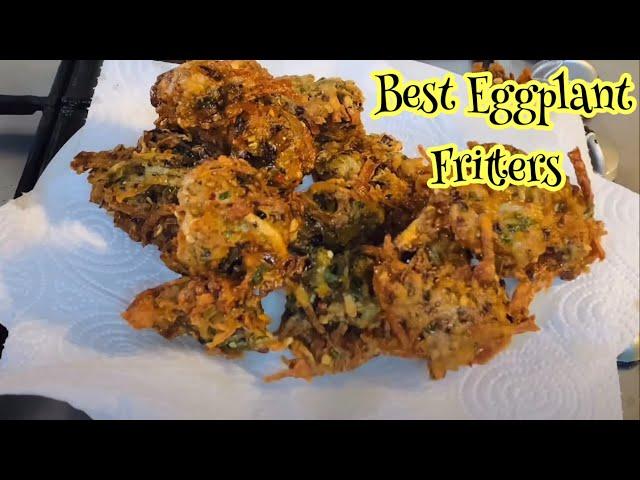 Best Eggplant crispy fritters! Nobody knows this amazing recipe! Easy and cheap