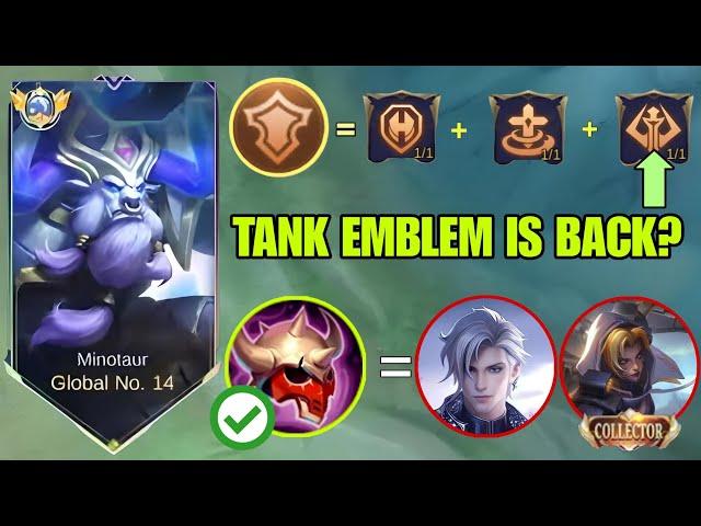 TRY THIS TANK EMBLEM FOR MINOTAUR!! (META DESTROYER) | FORMER GLOBAL