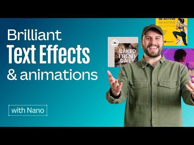How to stand out with text effects and animations