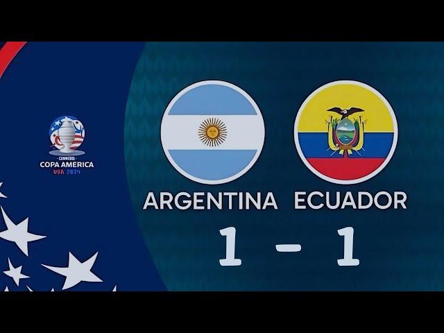 Argentina vs Ecuador crazy (penalties 4 - 20  Highlights Copa 2024