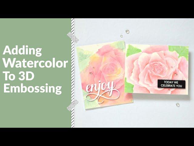 How to Add the WOW to Your 3D Embossing Folders | Altenew Take 2 With Therese!