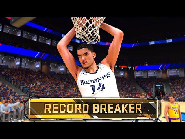 NBA 2K25 Zach Edey My Career - Setting a New Record!