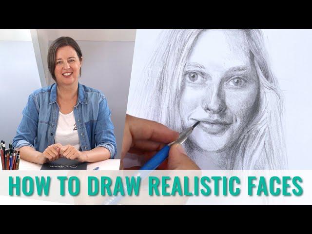 How To Draw Realistic Faces - Course Promo