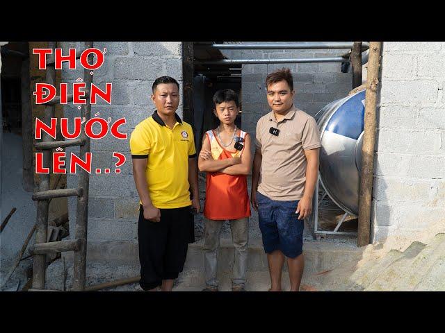 TẠM DỪNG XÂY DỰNG BÉ TÍNH LIÊN TỤC NHẬN QUÀ..bất ngờ thợ điện nước khảo sát..?