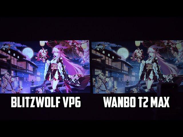 Wanbo T2 Max vs BlitzWolf VP6 - Best Budget Projector 2021 April Update