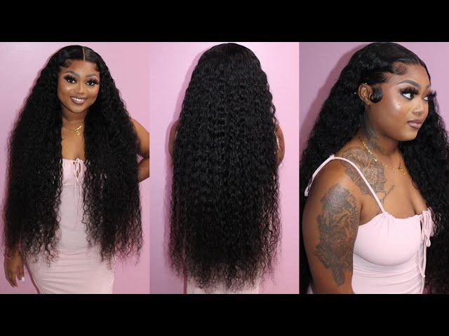Summer Ready* Fluffy 36 Inch Water Wave Wig Install  | Perfect Vacation Hair  | Asteria Hair