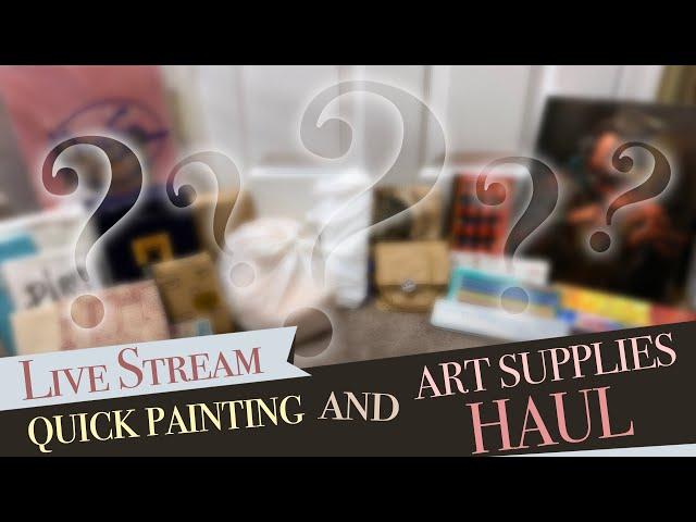 Mixed Media Painting | Art Supply Haul from France, Germany and Czechia