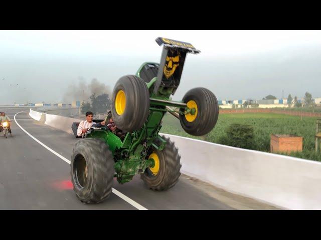 Nishu Deshwal johndeere 5050D new tyres,Tochan,stunt