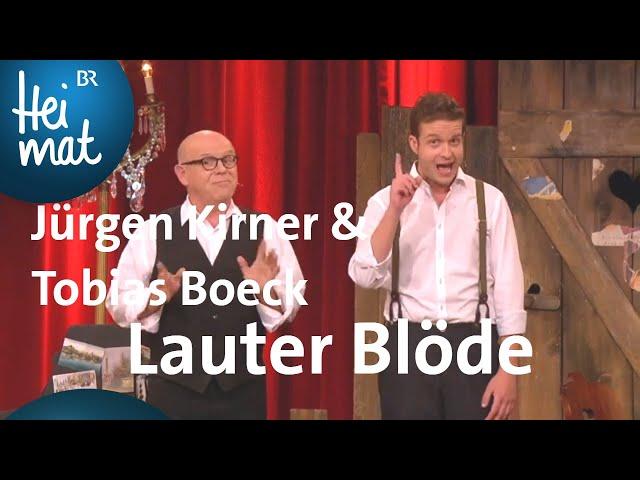 Jürgen Kirner und Tobias Boeck: Lauter Blöde | Brettl-Spitzen XVIII | BR Heimat - Volksmusik