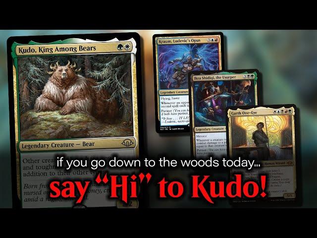 Kudo King Among Bears MTG Commander Game Play