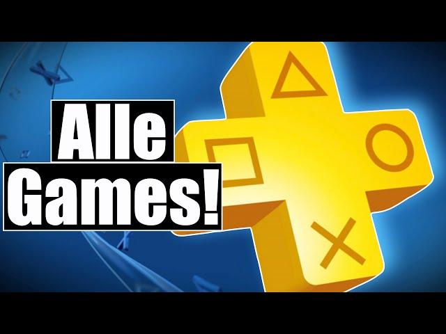 Alle PlayStation Plus (PS Plus) Spiele | Mitte 2024 [Deutsch]