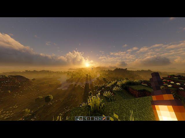 Minecraft Distant Horizons  + Shaders I RX6600 Ryzen 5 5500