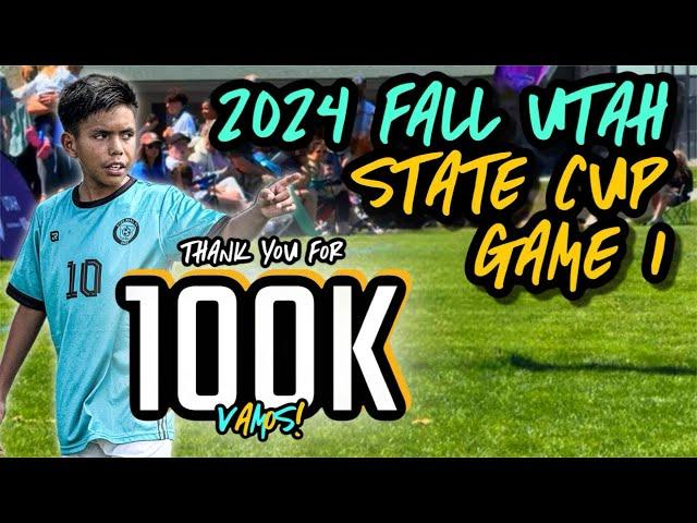 100K!!! 2024 FALL UTAH STATE CUP EPISODE 1 | REDEMPTION SEASON — U13 UTAH REAL VS U13 UTAH AVALANCHE