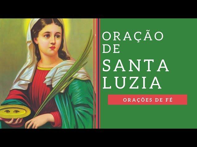 ORAÇÃO A SANTA LUZIA