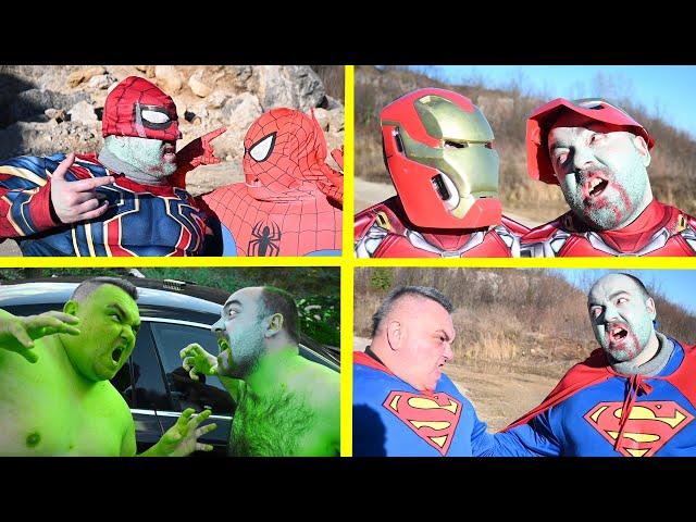 Superheroes VS Zombie Superheroes