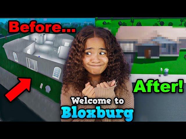 DELETING My House And Starting Front SCRATCH in Bloxburg!