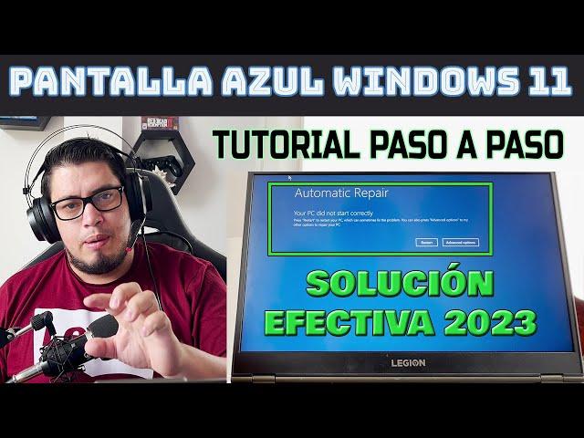 Windows no Inicia y me muestra una Pantalla Azul de Reparación Automática | SOLUCIÓN 2024