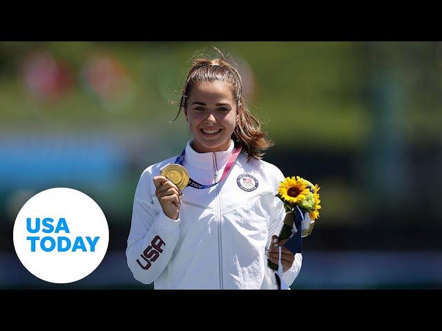 Olympian Nevin Harrison shows off sprint canoe | USA TODAY