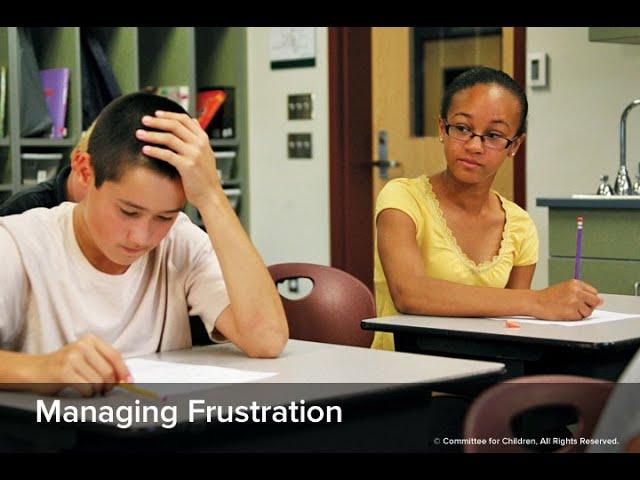 5th Grade Video 13: Managing Frustration