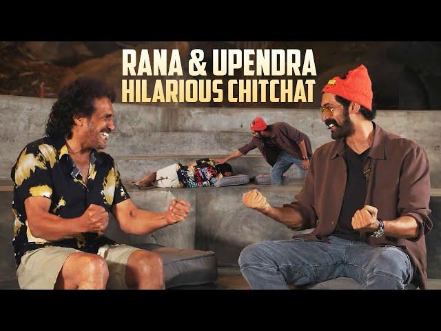 Rana & Upendra Hilarious Chit Chat About #UIthemovie | Manastars