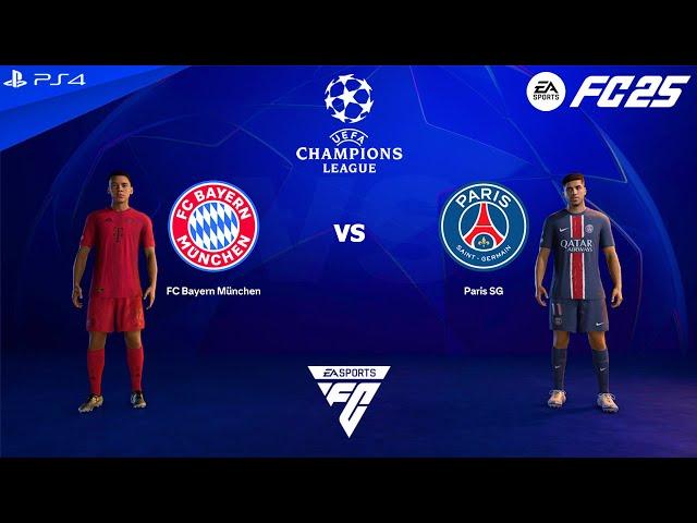 FC 25 PS4 - FC Bayern Munchen vs PSG | UEFA Champions League 24/25