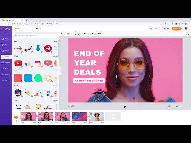 Quick Tutorial on How to Create Videos Online with FlexClip