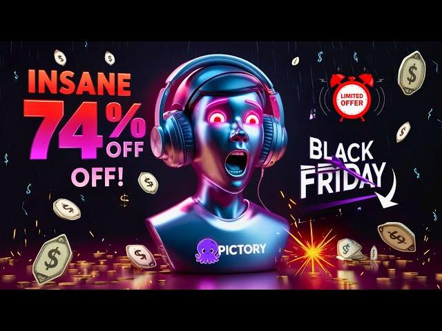  Get 74% OFF Pictory Black Friday Deal + Special Coupon Code 2024