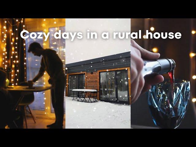 3 slow days in a winter countryside house