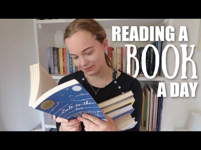 What reading a new book every day looks like