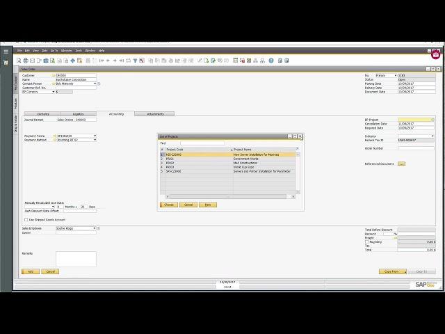 15 Minute Fundamentals for SAP Business One - Sales Orders