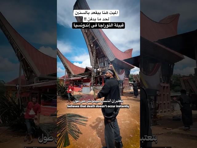 الناس فى قبيلة التوراجا بيحتفظوا بالميت بالسنين فى بيوتهم!!