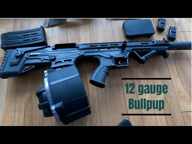 12 gauge Shotgun. Tank 12 Bullpup