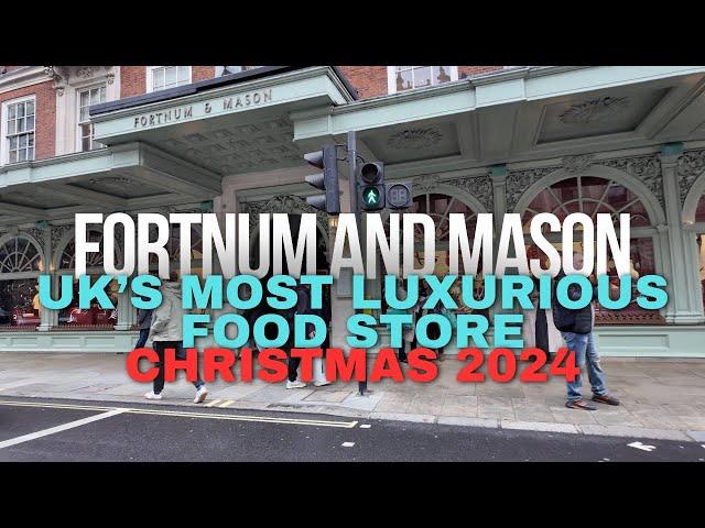 Christmas Magic at Fortnum & Mason - Inside the UK's Most Luxurious Food Store [4K]